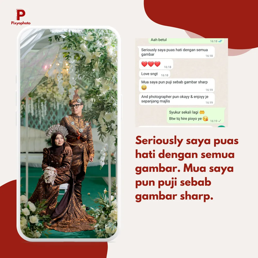 Feedback pelanggan Pixyophoto