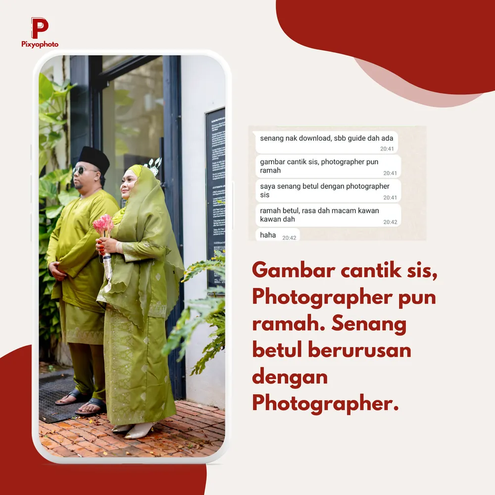 Feedback pelanggan Pixyophoto