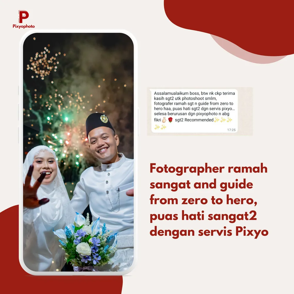 Feedback pelanggan Pixyophoto
