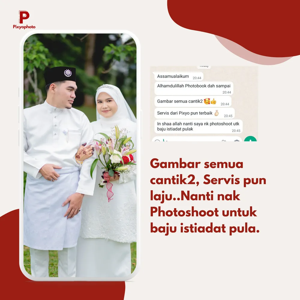 Feedback pelanggan Pixyophoto