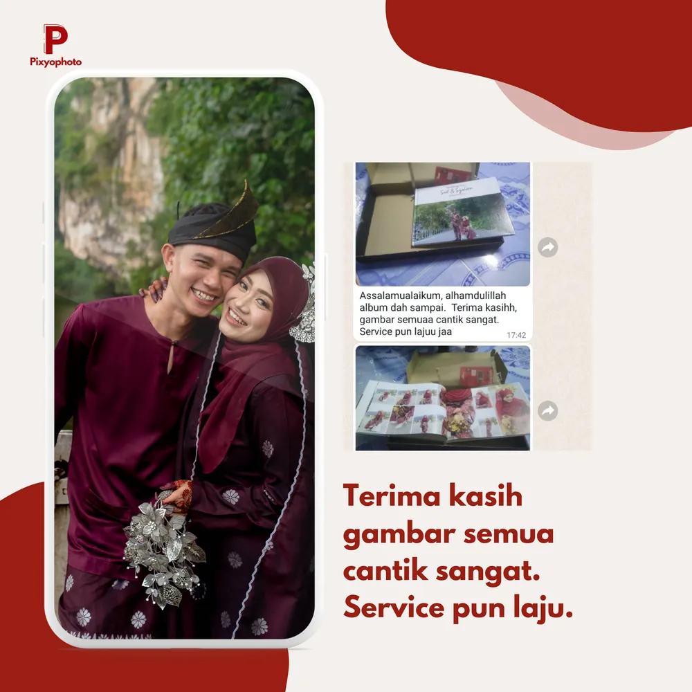 Feedback pelanggan Pixyophoto